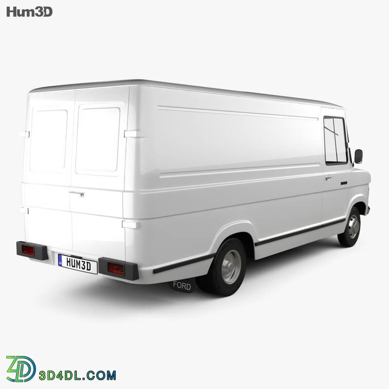 Hum3D Ford A Series Panel Van 1973