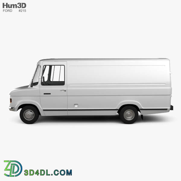 Hum3D Ford A Series Panel Van 1973