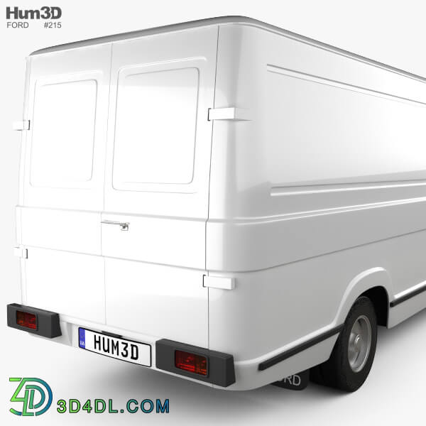 Hum3D Ford A Series Panel Van 1973