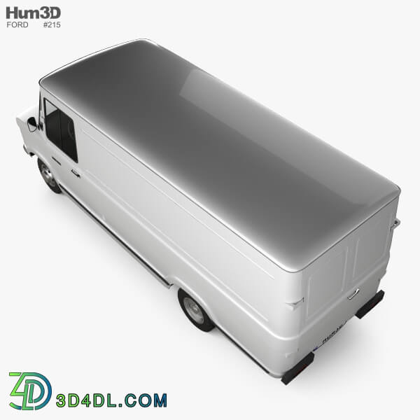 Hum3D Ford A Series Panel Van 1973