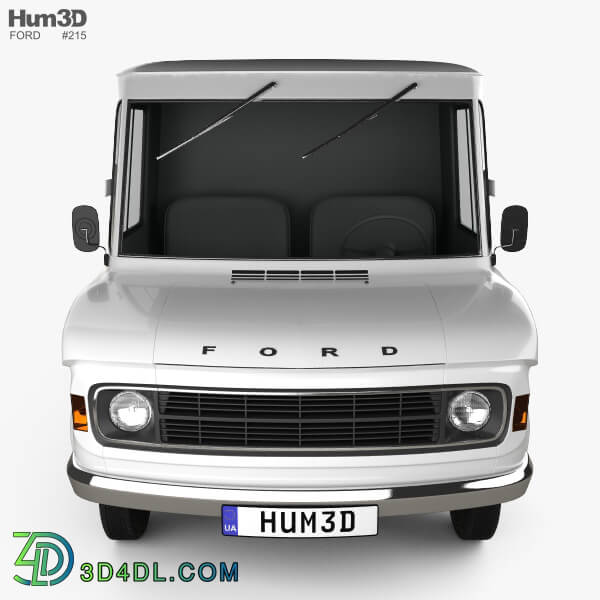 Hum3D Ford A Series Panel Van 1973