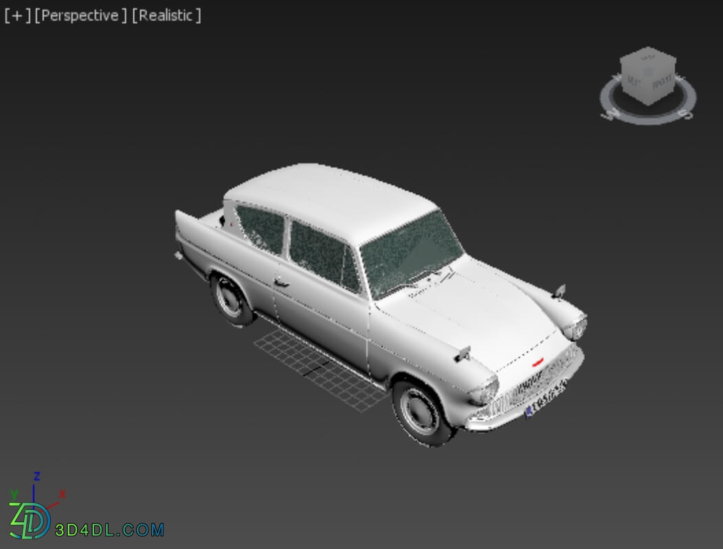 Hum3D Ford Anglia 105e 2 door Saloon 1967