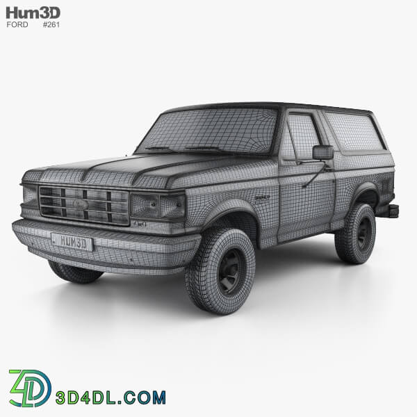 Hum3D Ford Bronco 1989