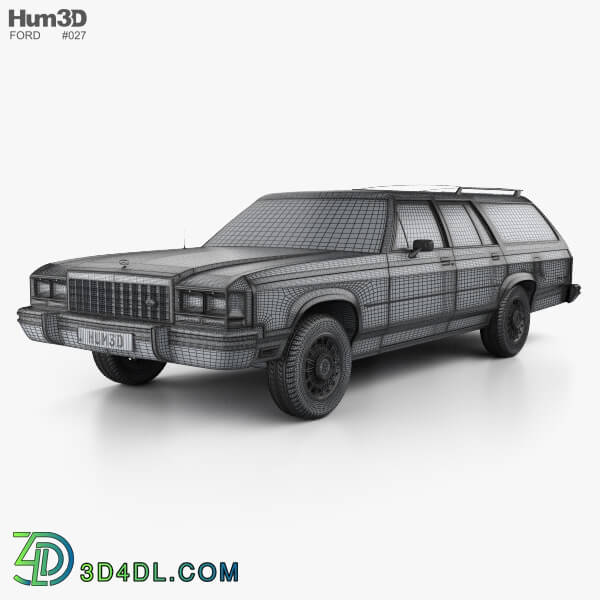 Hum3D Ford Country Squire 1979 1991