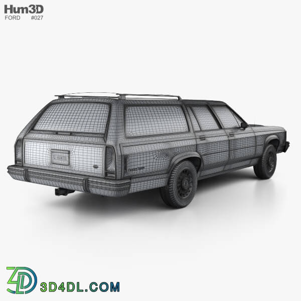 Hum3D Ford Country Squire 1979 1991