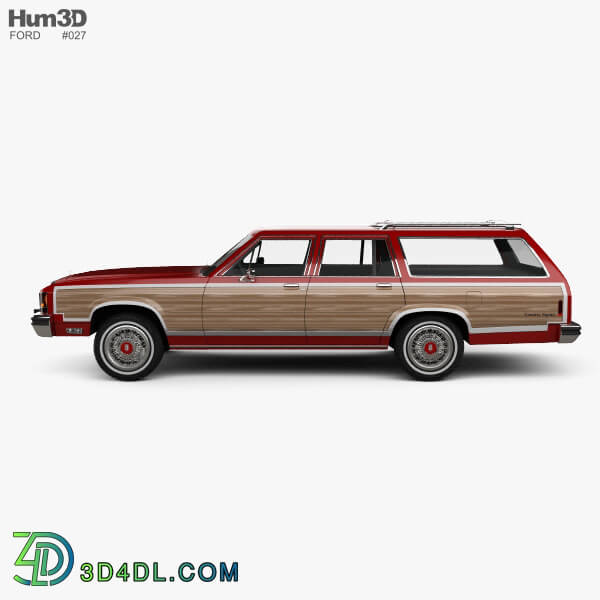 Hum3D Ford Country Squire 1979 1991