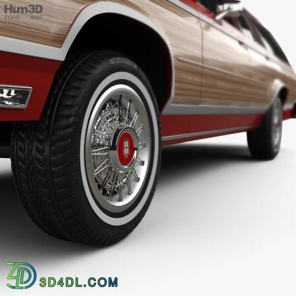 Hum3D Ford Country Squire 1979 1991