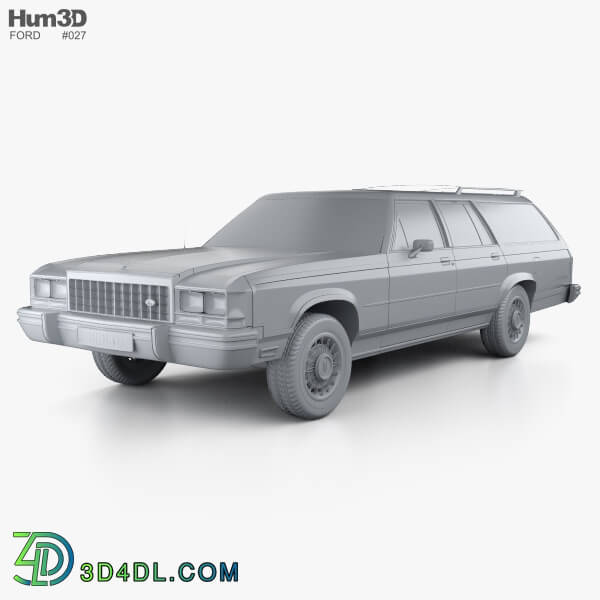 Hum3D Ford Country Squire 1979 1991