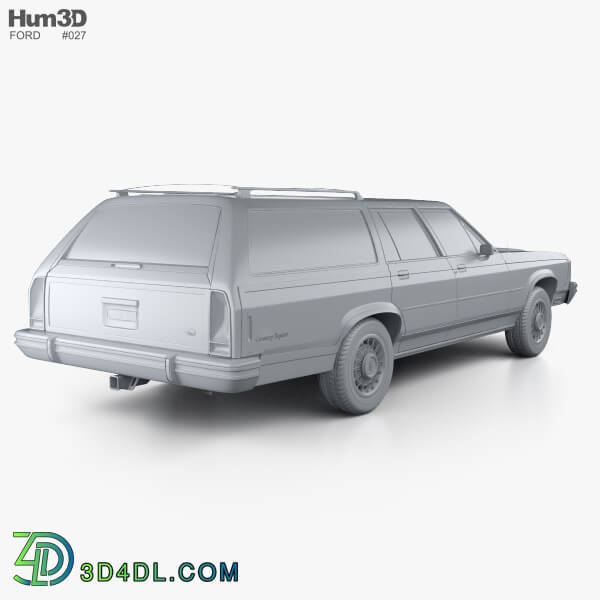 Hum3D Ford Country Squire 1979 1991