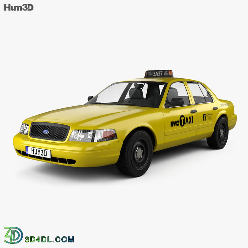 Hum3D Ford Crown Victoria New York Taxi 2005