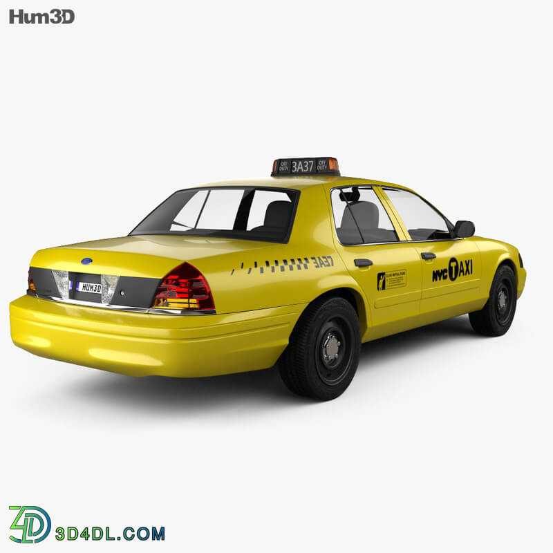 Hum3D Ford Crown Victoria New York Taxi 2005