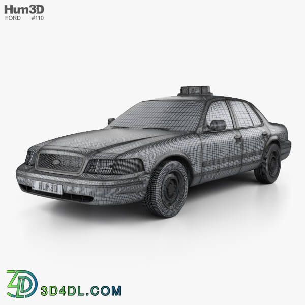 Hum3D Ford Crown Victoria New York Taxi 2005