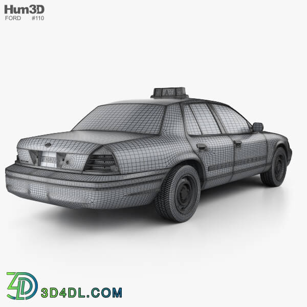 Hum3D Ford Crown Victoria New York Taxi 2005