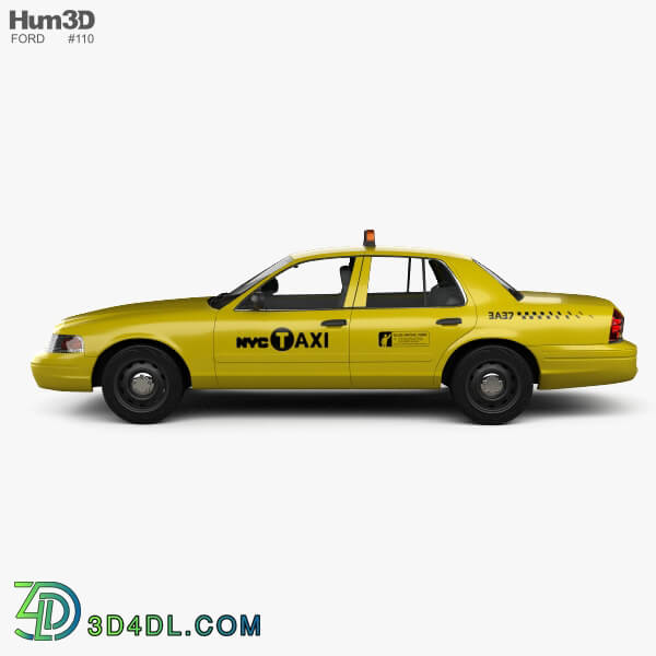 Hum3D Ford Crown Victoria New York Taxi 2005