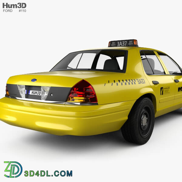 Hum3D Ford Crown Victoria New York Taxi 2005