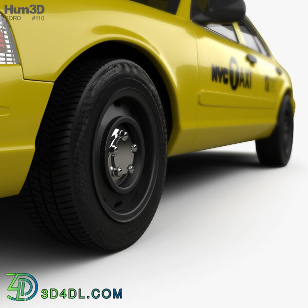 Hum3D Ford Crown Victoria New York Taxi 2005