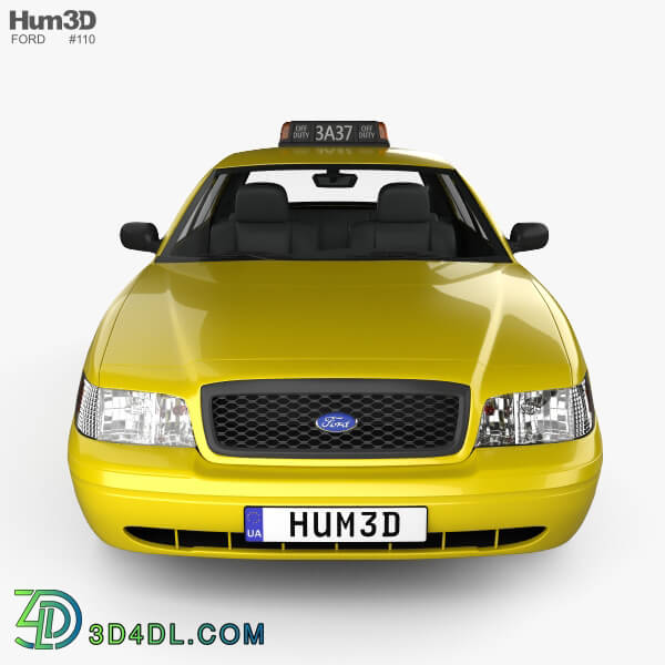 Hum3D Ford Crown Victoria New York Taxi 2005