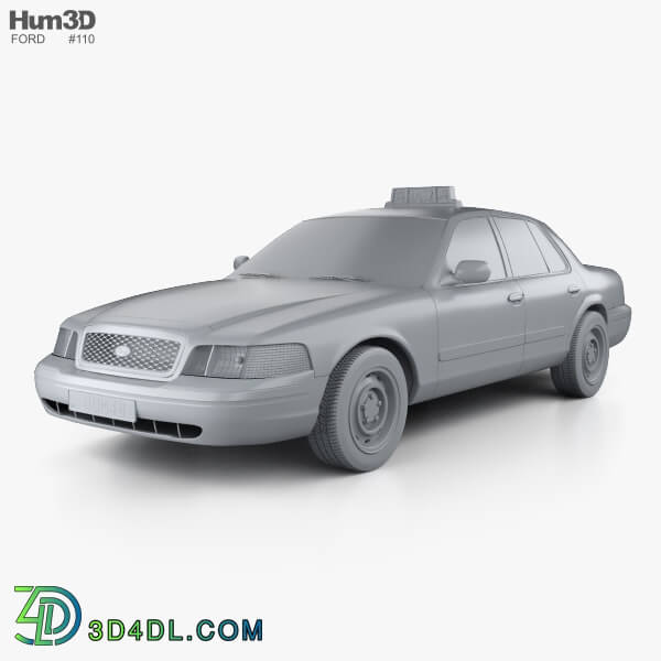 Hum3D Ford Crown Victoria New York Taxi 2005