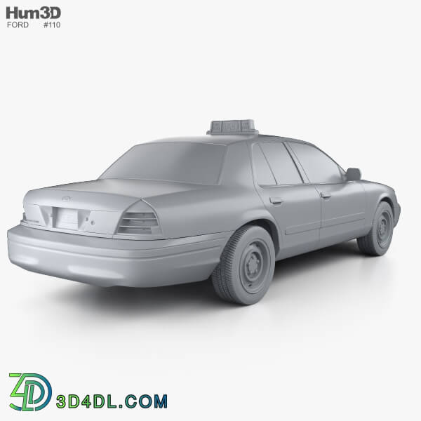 Hum3D Ford Crown Victoria New York Taxi 2005