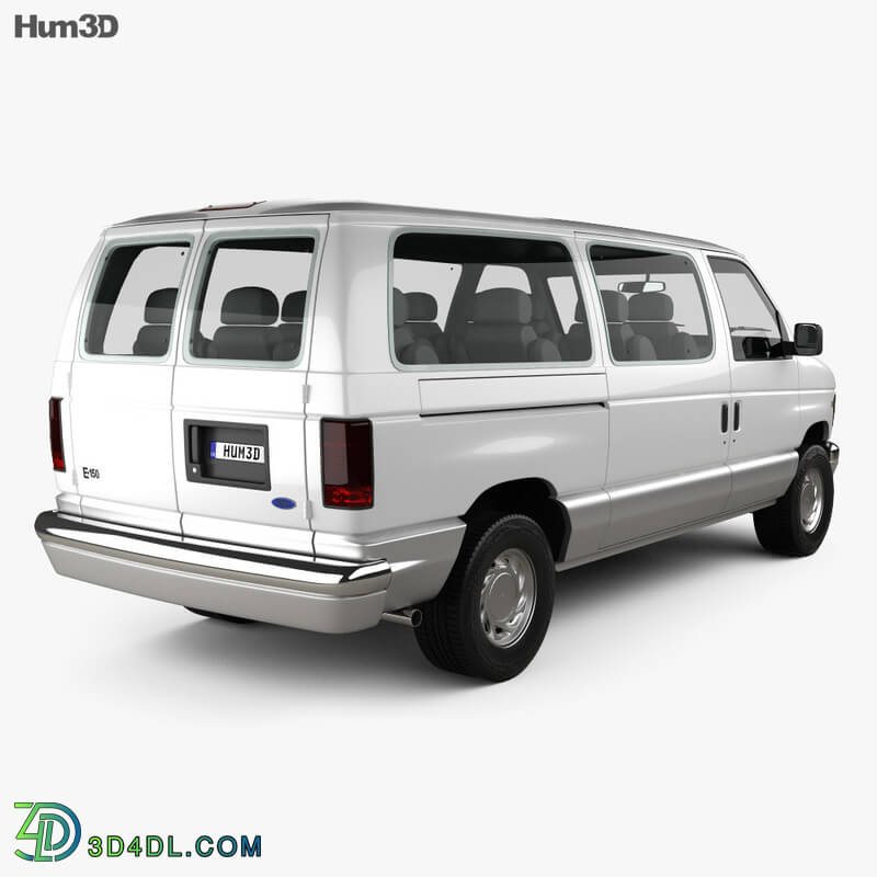 Hum3D Ford E Series Passenger Van 1998