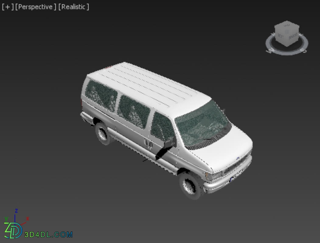 Hum3D Ford E Series Passenger Van 1998