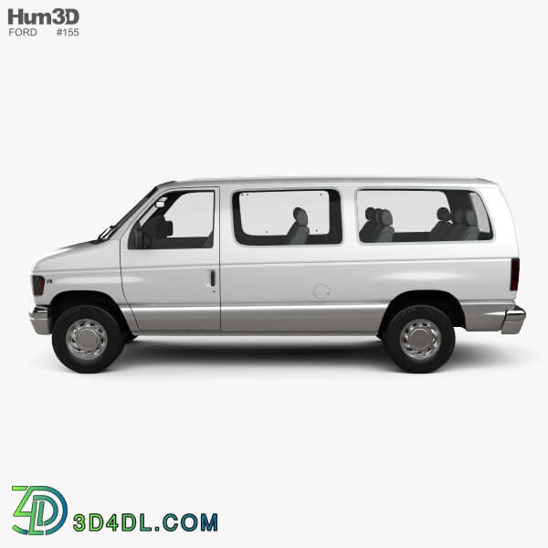 Hum3D Ford E Series Passenger Van 1998