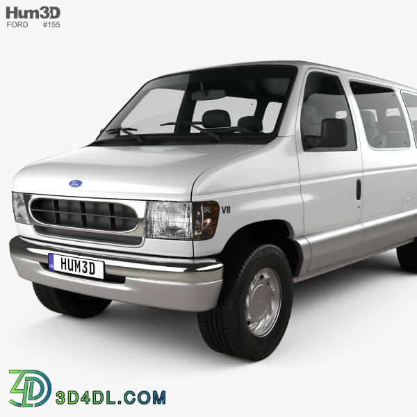 Hum3D Ford E Series Passenger Van 1998