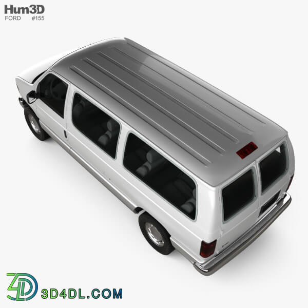 Hum3D Ford E Series Passenger Van 1998