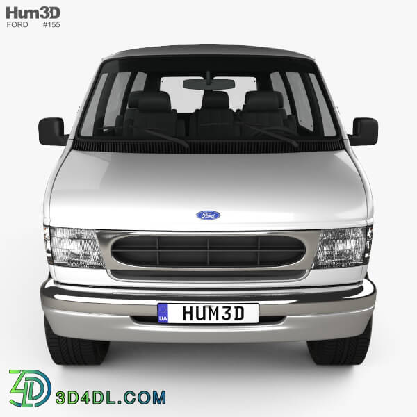 Hum3D Ford E Series Passenger Van 1998