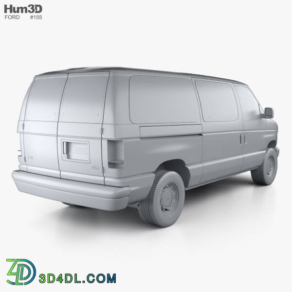 Hum3D Ford E Series Passenger Van 1998