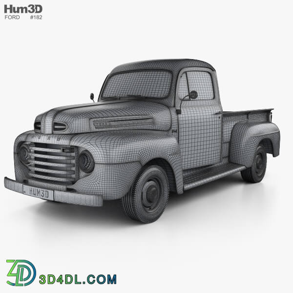 Hum3D Ford F 1 Pickup 1948