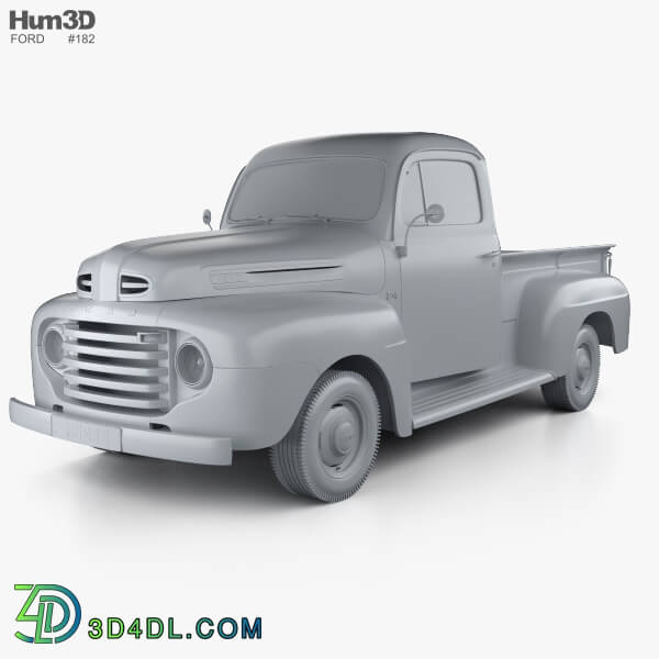 Hum3D Ford F 1 Pickup 1948