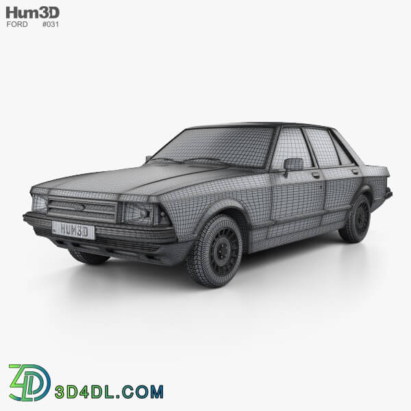 Hum3D Ford Granada Sedan 1982