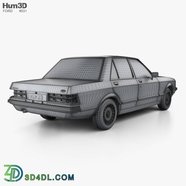 Hum3D Ford Granada Sedan 1982