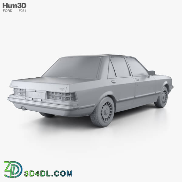 Hum3D Ford Granada Sedan 1982