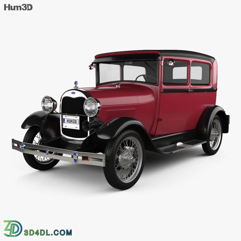 Hum3D Ford Model A Tudor 1929