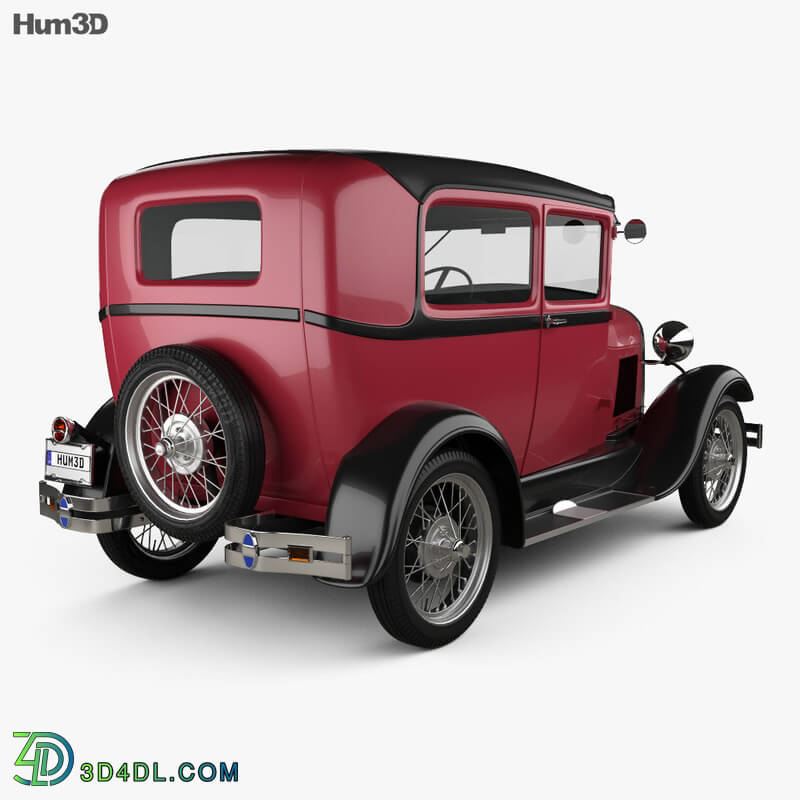 Hum3D Ford Model A Tudor 1929