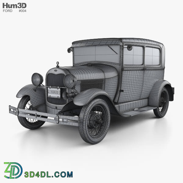 Hum3D Ford Model A Tudor 1929