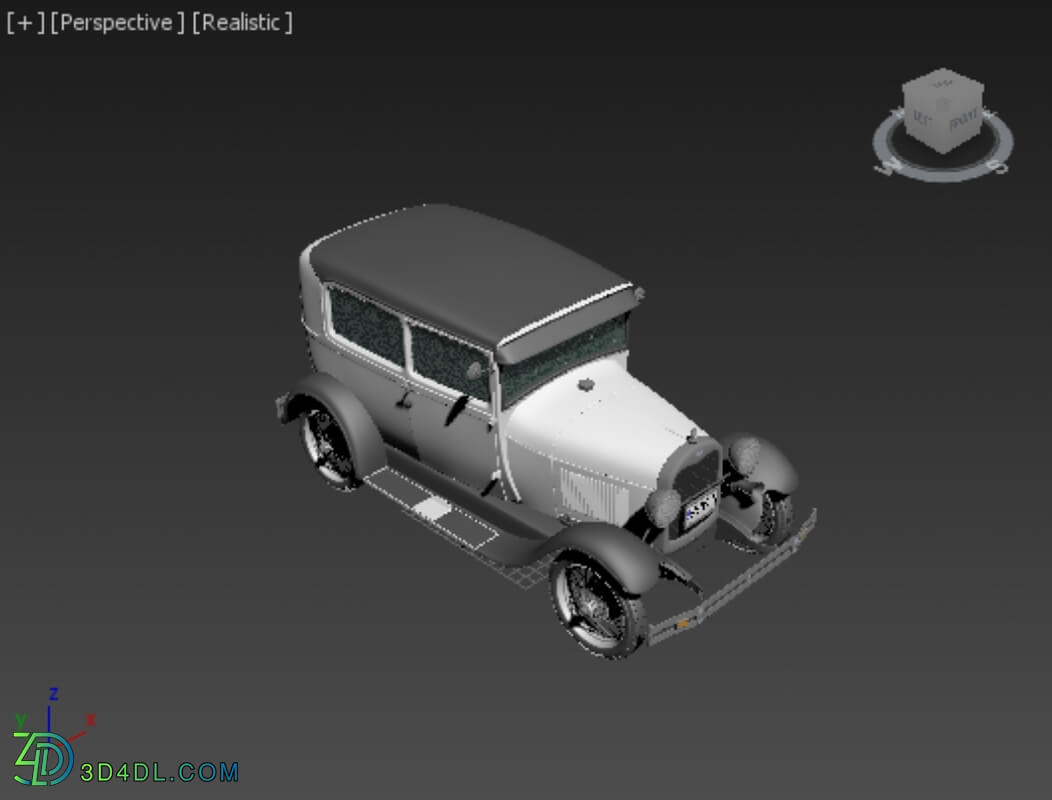 Hum3D Ford Model A Tudor 1929