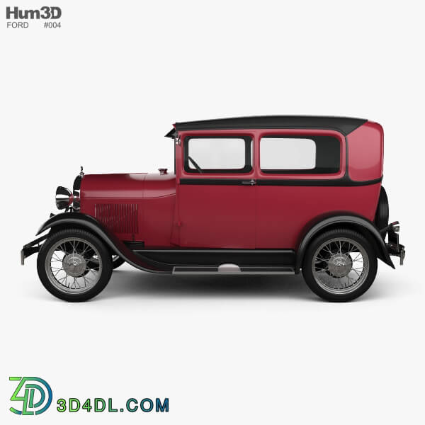 Hum3D Ford Model A Tudor 1929