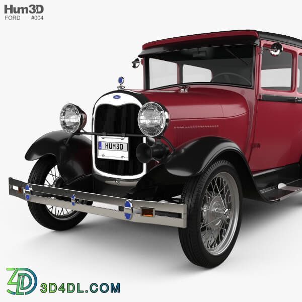 Hum3D Ford Model A Tudor 1929