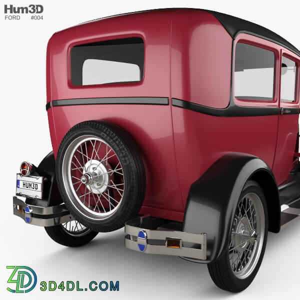 Hum3D Ford Model A Tudor 1929