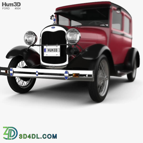 Hum3D Ford Model A Tudor 1929