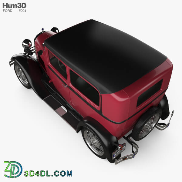 Hum3D Ford Model A Tudor 1929