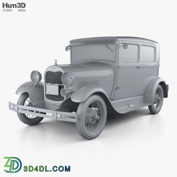 Hum3D Ford Model A Tudor 1929