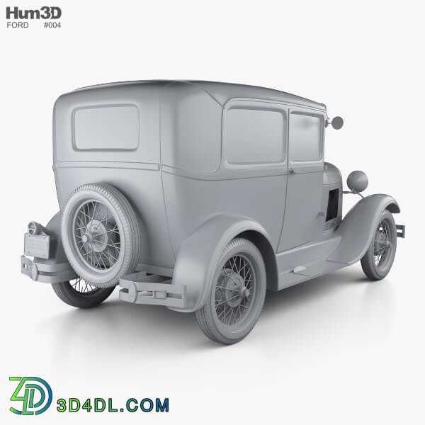 Hum3D Ford Model A Tudor 1929