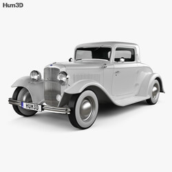 Hum3D Ford Model B De Luxe Coupe V8 1932 
