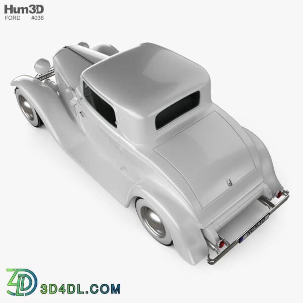 Hum3D Ford Model B De Luxe Coupe V8 1932