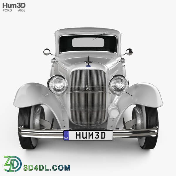 Hum3D Ford Model B De Luxe Coupe V8 1932