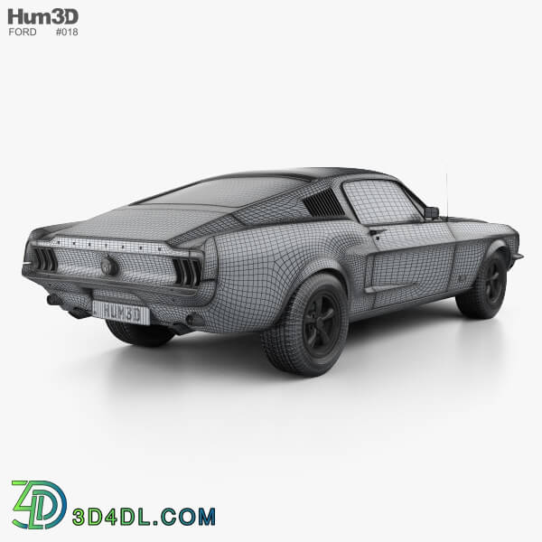 Hum3D Ford Mustang GT 1967